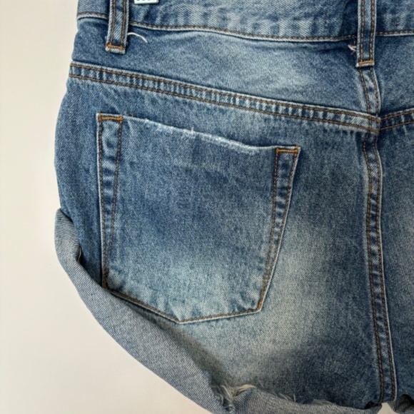 One Teaspoon Bandits Denim Shorts Size 28 - Picture 11 of 13